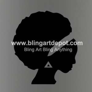 Afro Girl Iron On Transfers Vinyl Afro Girl Iron On Transfers Vinyl